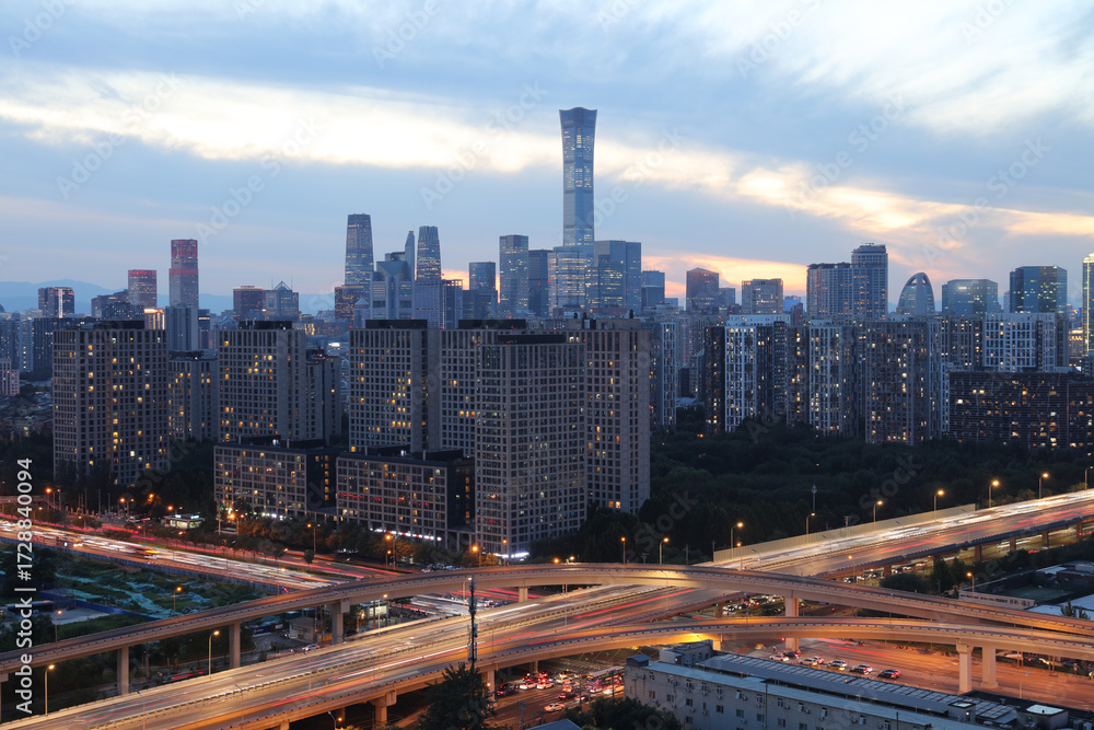 Obraz premium China World Trade Center CBD, Beijing, China