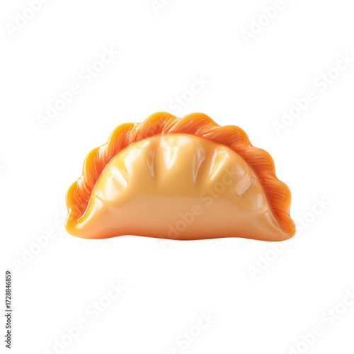 Delicious 3D Rendered Empanada Food.