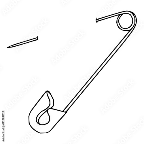 Securely fasten and mend with this simple, essential safety pin for all your crafting and repair needs