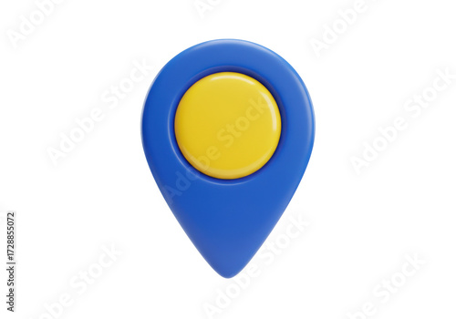 Blue and Yellow Map Pointer PNG Isolated on Transparent Background Location Pin Icon 3D Rendering Free Download Blue and Yellow Map Pointer PNG Isolated on Transparent Background Location Pin Icon 3D Rendering - GFXLoad