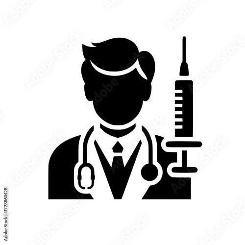 Icono de Consulta Médica, Doctor y Paciente