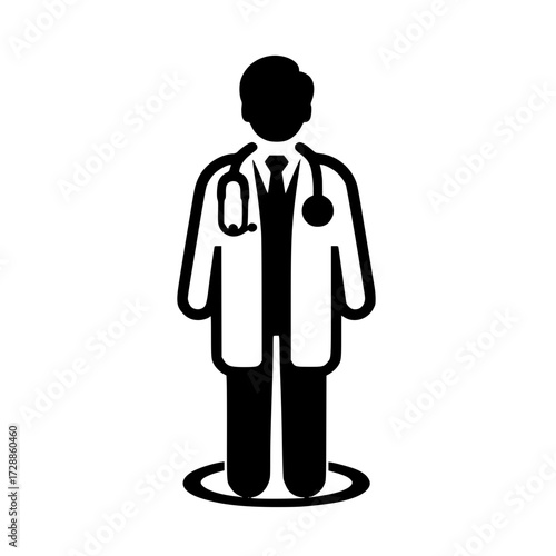 Icono de Consulta Médica, Doctor y Paciente