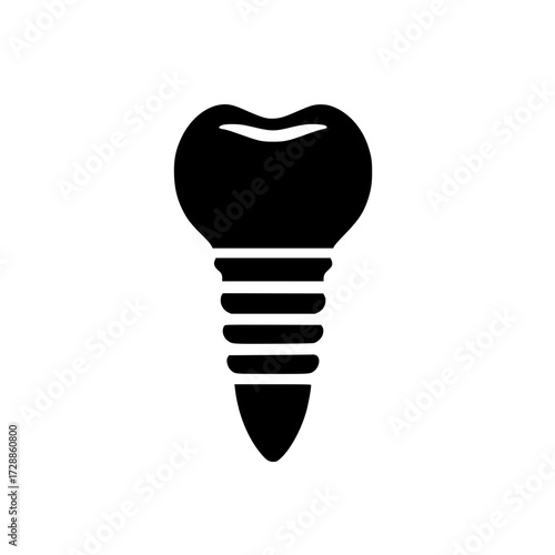 Dental Implant, Tooth, Dentistry Icon