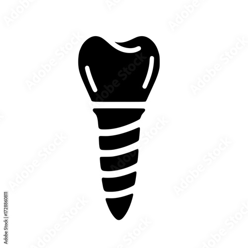 Dental Implant, Tooth, Dentistry Icon