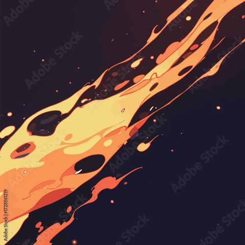 Bright orange flames move gracefully against a dark backdrop, creating a stunning visual display of energy and motion. The scene captures the vividness of fire in an artistic way.