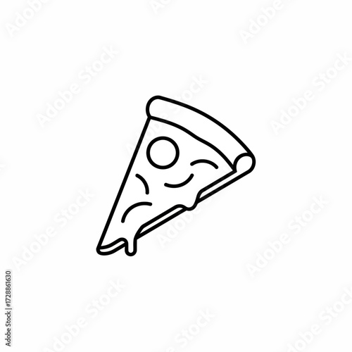 Delicious slice of pizza with melting cheese, perfect for food blogs, menus, and restaurant promotions, capturing pure culinary joy and craveable flavor.