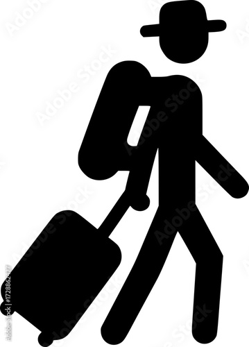 Travel, Vacation, traveler Icon