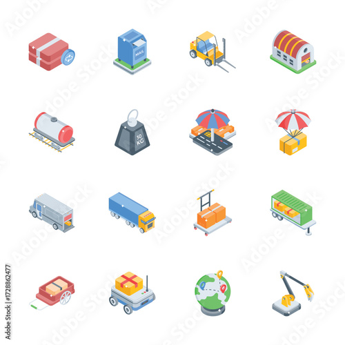 Creatively designed icon of oil barrel in trendy design style