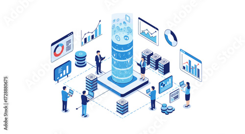 Visualizing data analytics and information technology infrastructure with business intelligence dashboards.