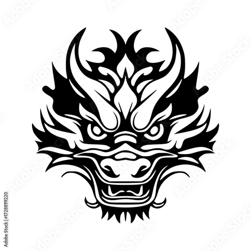 tribal tattoo design dragon