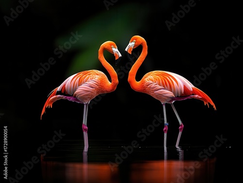 Flamingos in Love