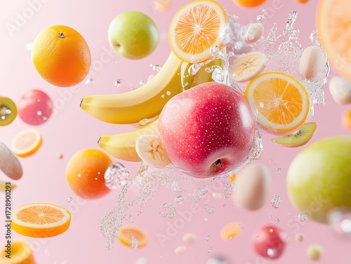 Fresh Fruit in Motion