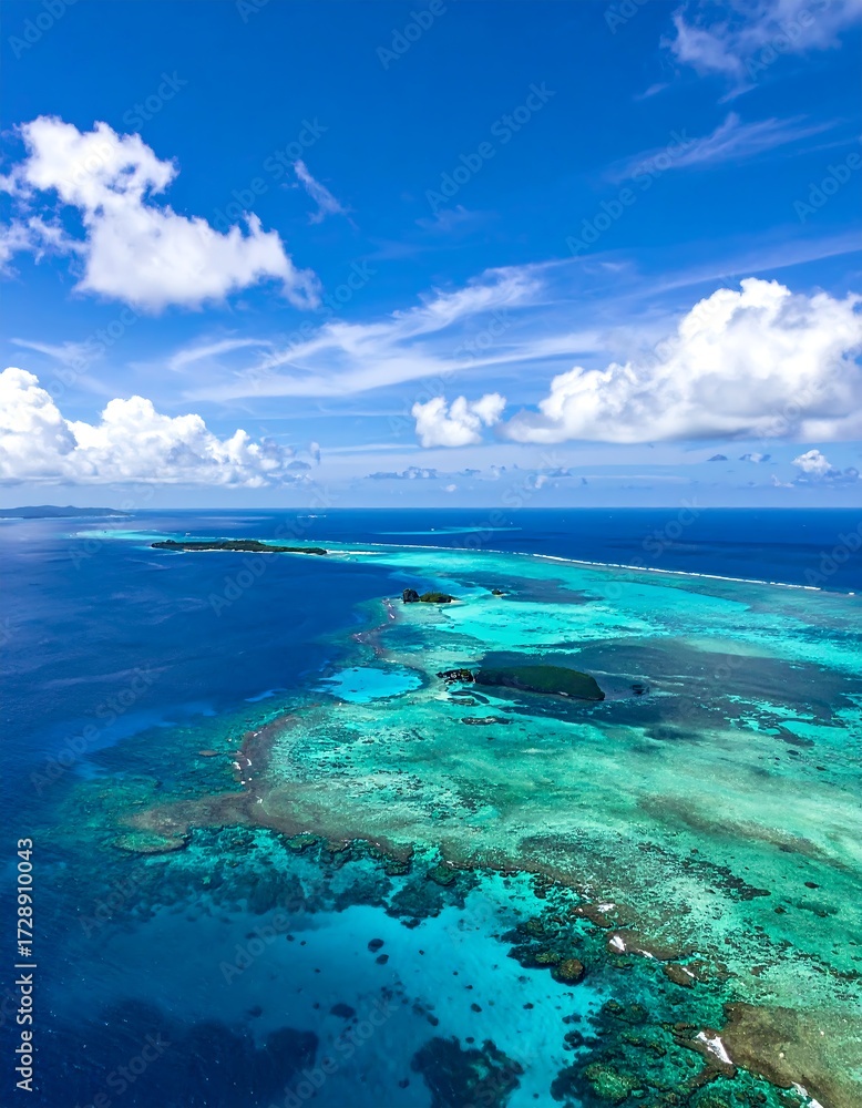 Obraz premium Tropical islands in turquoise water
