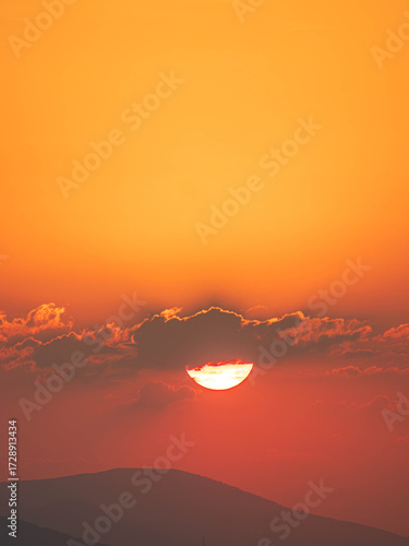 Atardecer entre nubes