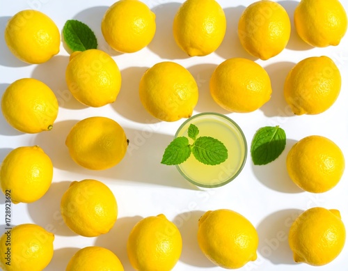 Wallpaper Mural Fresh lemons and lemonade Torontodigital.ca