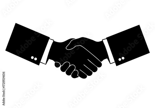 A symbol of collaboration, agreement and success in Business.