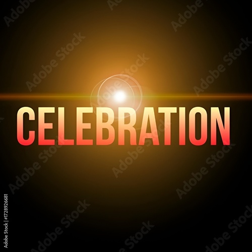 Celebration Light Flare Background