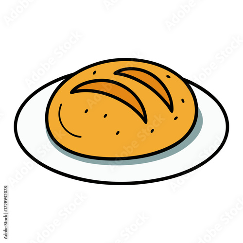 fresh bread bakery food