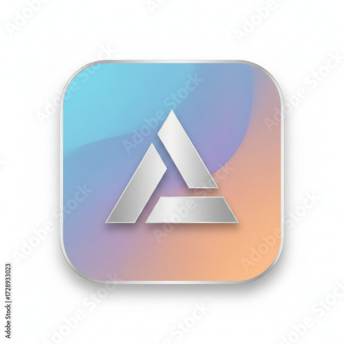 vector glossy icon