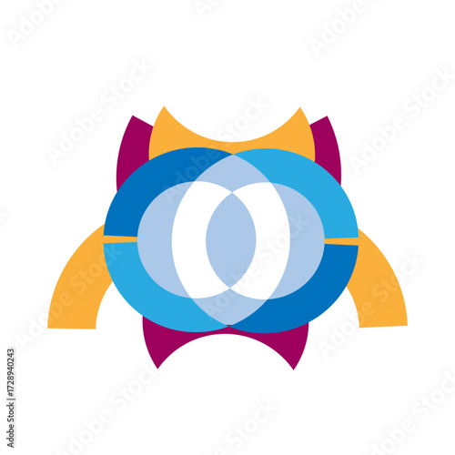 abstract vector logo design