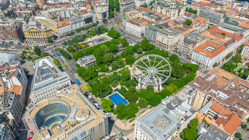 Photography Elizabeth Square (Erzsebet ter) , Budapest, Hungary