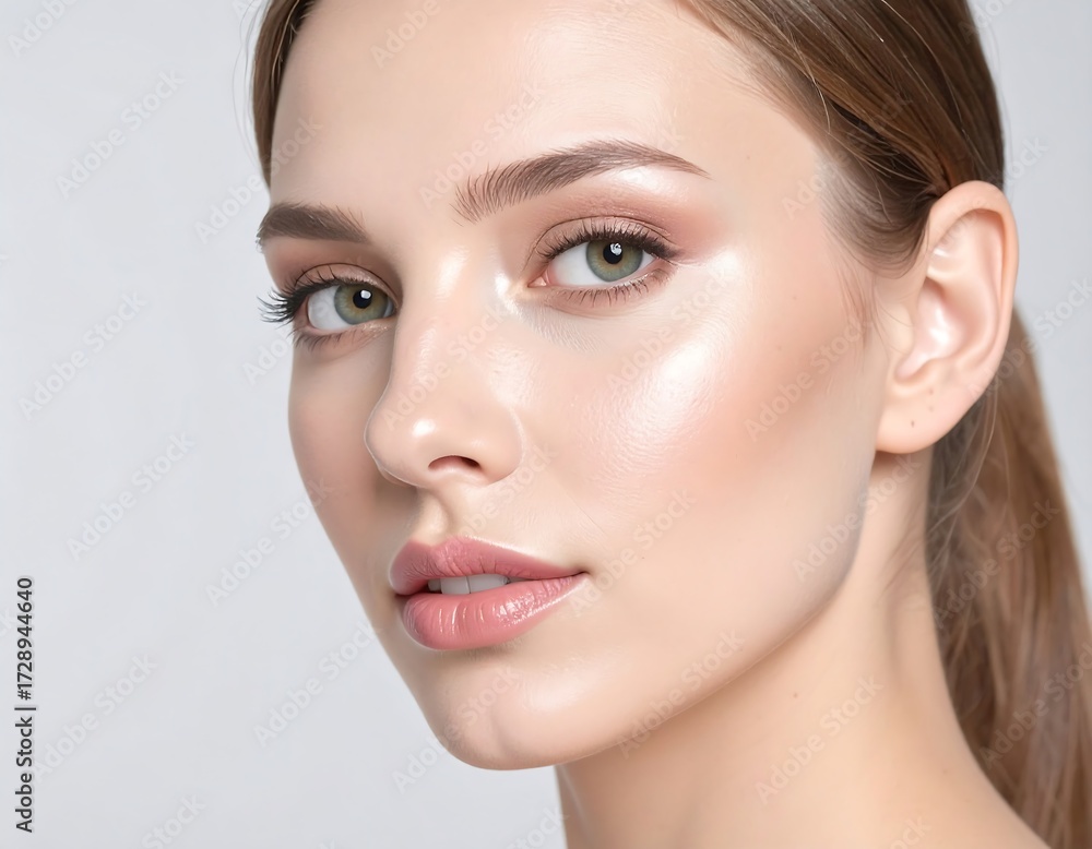 Fototapeta premium Woman with flawless skin (4)