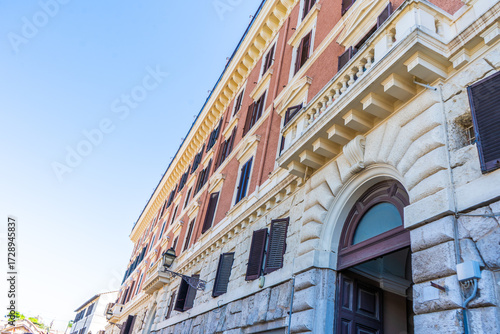 Canvas Print Wall house facade
