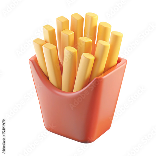 french fries in a white bowl