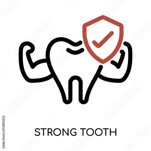 Strong Tooth Icon