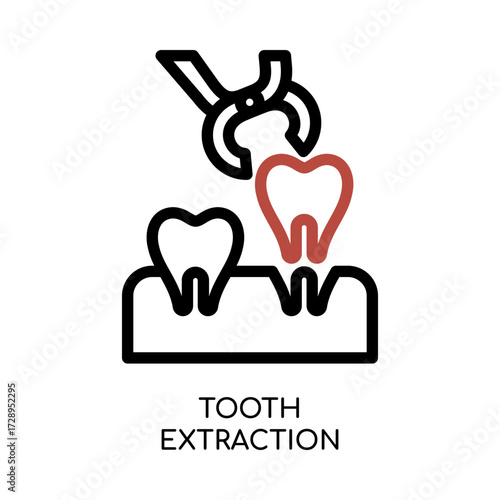 Tooth Extraction Icon