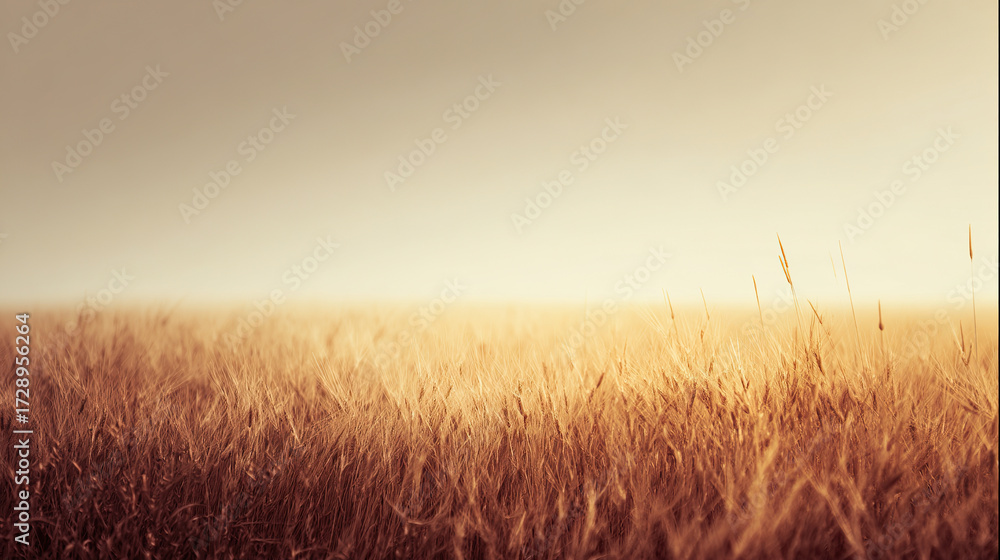Fototapeta premium Autumn Wheat Ears