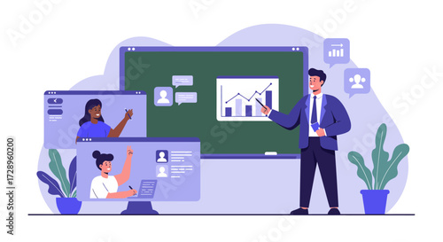 Confident Business Leader: Engaging Professional Communication & Expertise