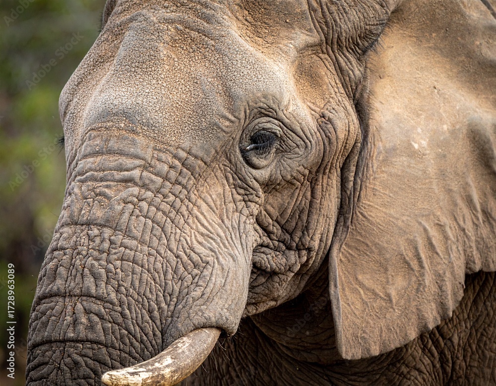 Fototapeta premium close up of an elephant