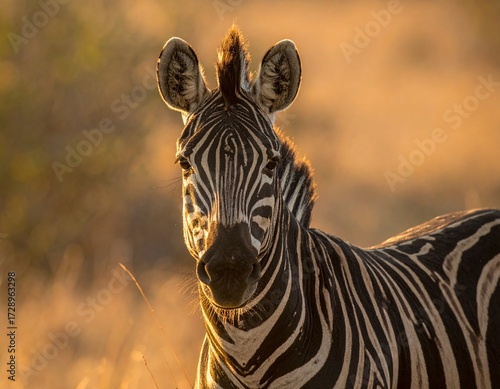 zebra close up