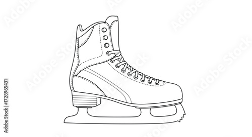Figure skate, a classic piece of winter equipment