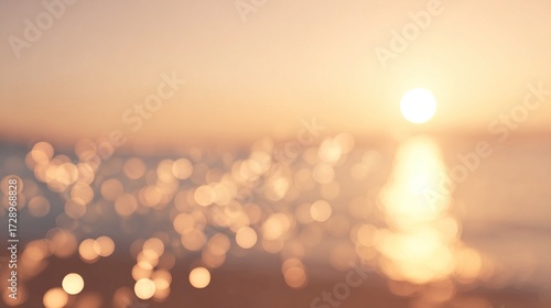 string. Golden sunset lights blending with warm string illumination, creating a dreamy coastal atmosphere. inspiring travel planning, travel magazines, designed for travel destination branding.