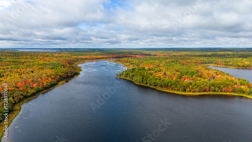 Grand Lake, New Brunswick, Canada. 