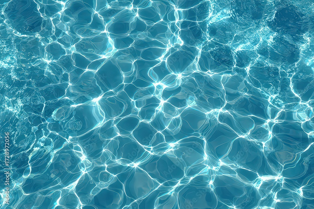 Obraz premium Abstract Teal Water Surface Texture