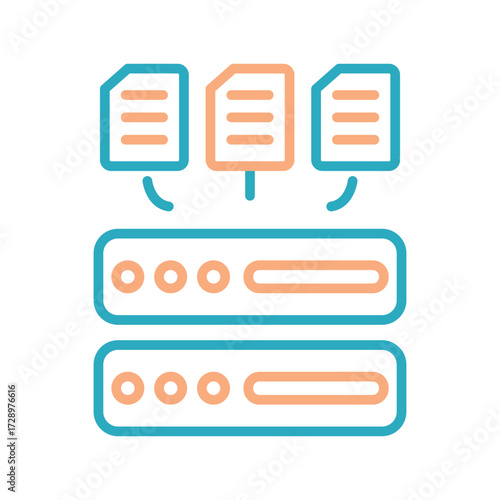 Data Collection Outline bold Vector Icon which can be easily modified or Edited 
