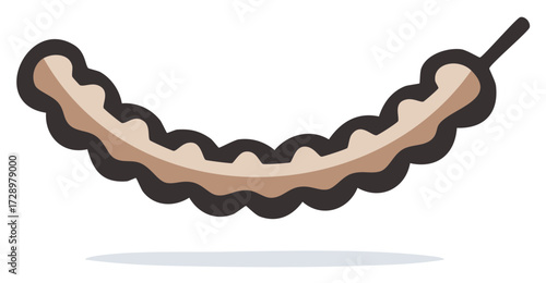 Tamarind Fruit Pod Icon Natural Food Ingredient