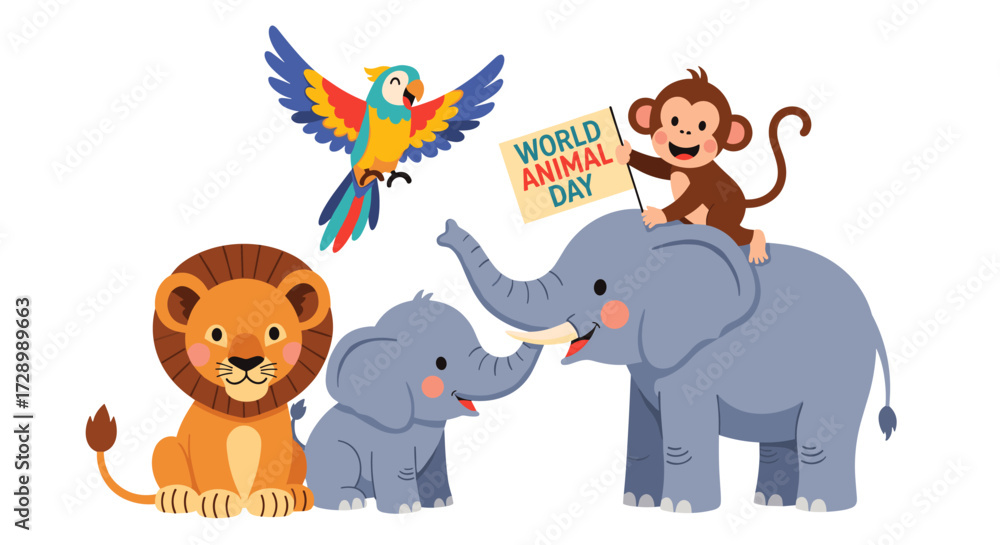 Fototapeta premium world animal day