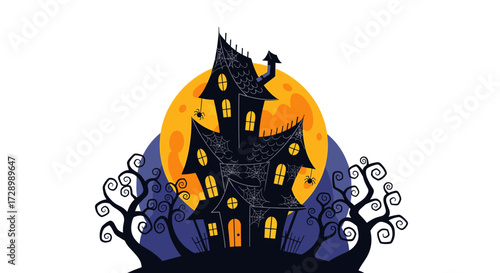 Haunted Mansion Nightscape