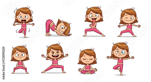 Happy Girl Exercise Sequence
