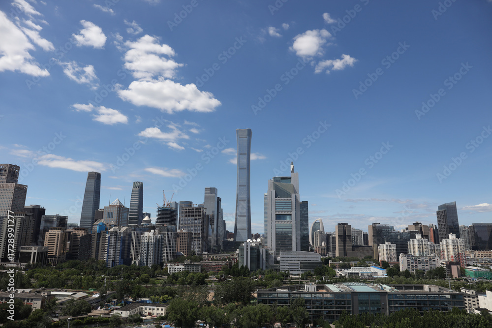 Fototapeta premium new york city skyline