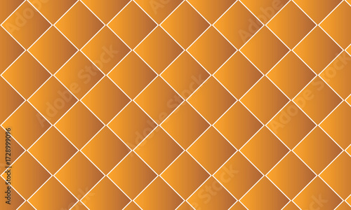 Seamless geometric pattern of warm orange diamond shapes with subtle gradient and thin white dividing lines