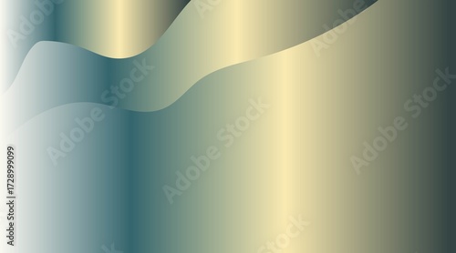 Abstract Green and Blue Gradient Background with Light Lens Flare and Glowing Bokeh Effects on Textured Canvas