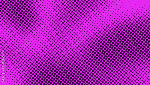 Abstract magenta halftone background,cheerful comic design	