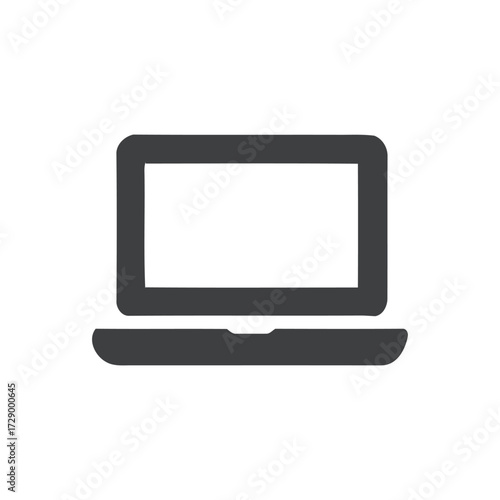 laptop device vector icon
