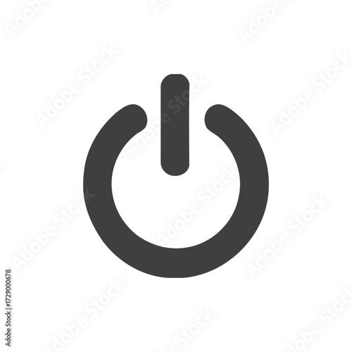 power button on off vector icon
