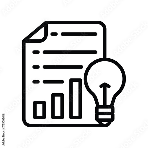 Data Driven line icon , vector, pixel perfect, illustrator file 

